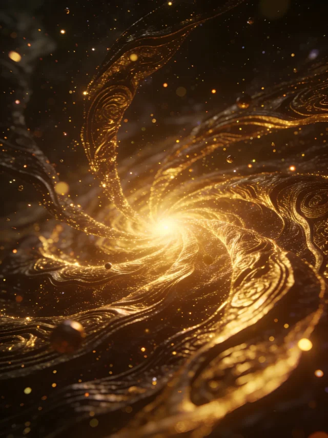 Every storm begins as a silent vibration.Bhagavad Gita Summary 1.13 cosmic vibration waves